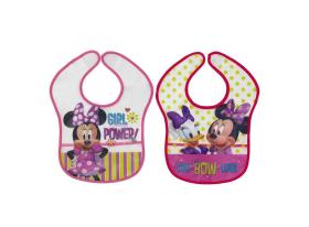 Interbaby Disney Σαλιάρα Πλαστική Τύπωμα Σετ 2 Τεμ MN-BIBPACK2-1-20