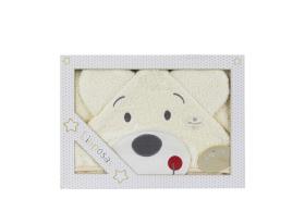 Interbaby Happy Bear Μπουρνούζι Κάπα Beige