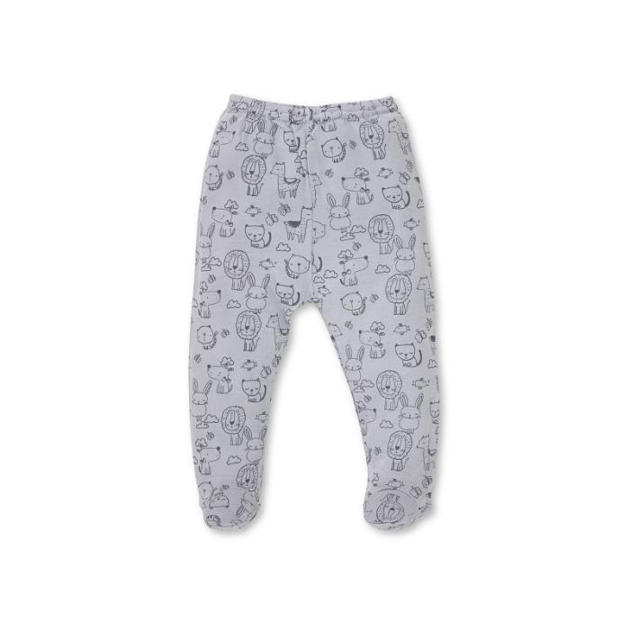 Interbaby Animalitos Σετ Δώρου 4 τμχ (0-6 μηνών) Grey