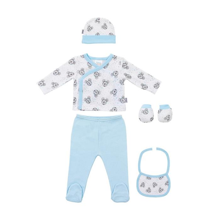 Interbaby Σετ Δώρου Disney Mint 0-6m 5τμχ