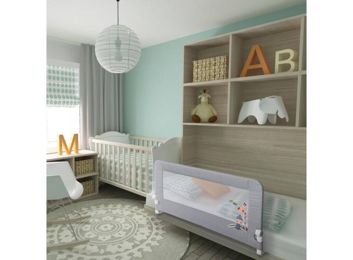 Interbaby Giraffe Προστατευτικό Κρεβατιού 70x90cm Gray