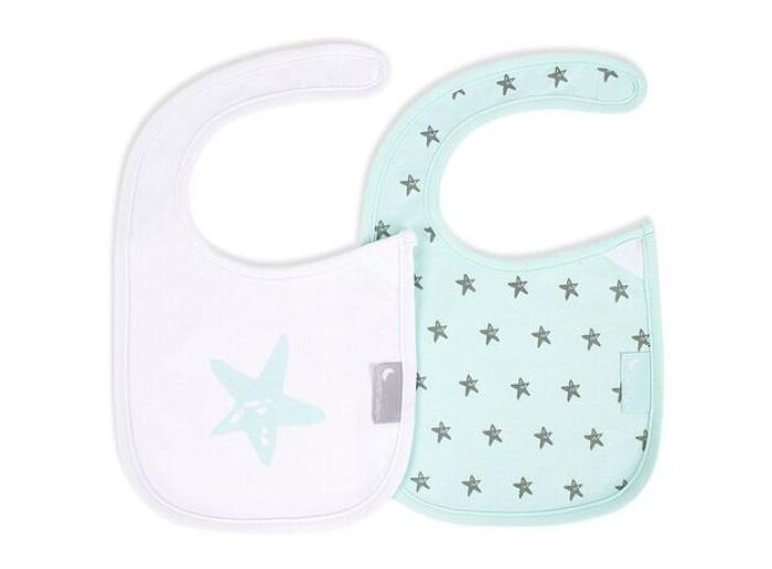 Interbaby Σαλιάρα Velcro Σετ 2 Τεμ Estrellas Green 00311-03