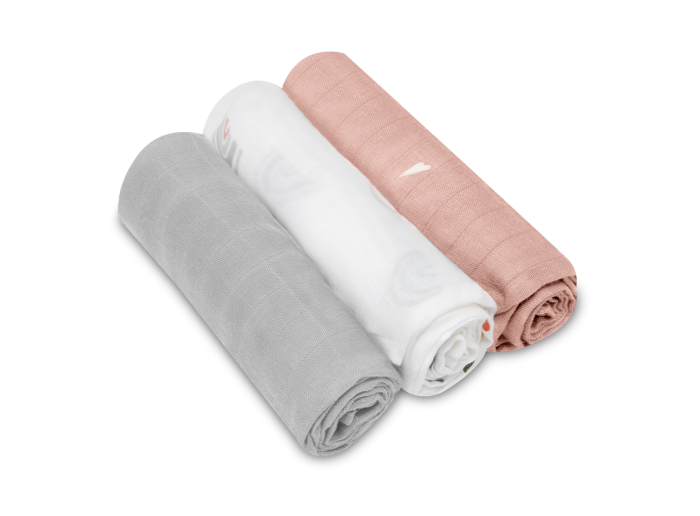 Lionelo Rainbow Bamboo Πάνες Αγκαλιάς 70Χ70 Σετ 3 Τεμ