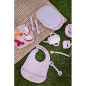 Interbaby Σαλιάρα Σιλικόνης Pink SI002-66