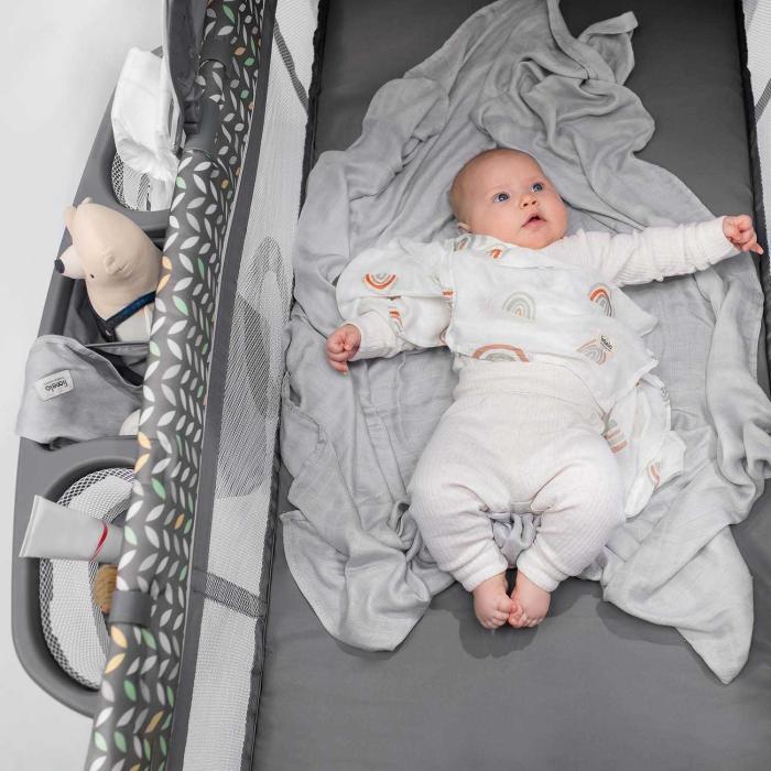 Lionelo Swaddle Κουβέρτα Αγκαλιάς (120&#215;120) Gray