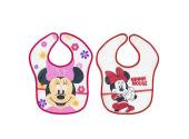 Interbaby Disney Σαλιάρα Πλαστική Τύπωμα Σετ 2 Τεμ MN-BIBPACK2-2-20