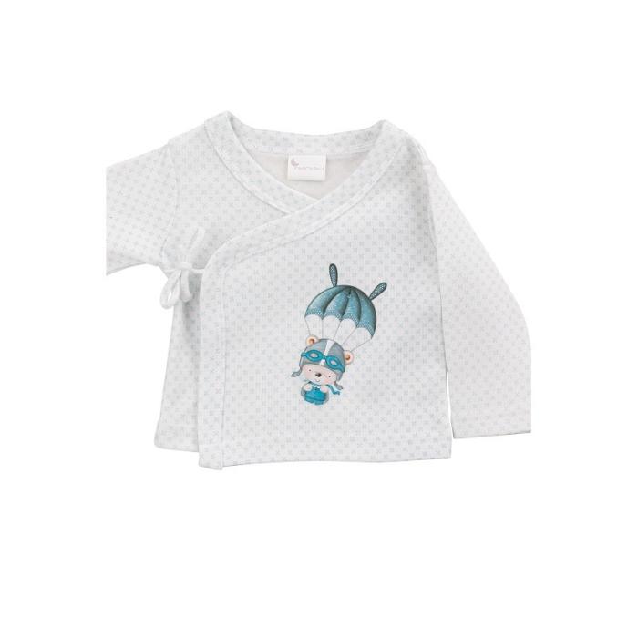 Interbaby Paracaidas Σετ Δώρου 4 τμχ (0-6 μηνών) Blue