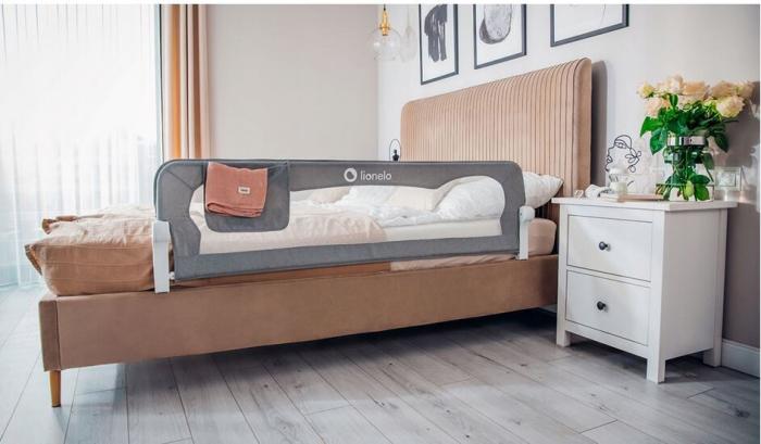 Lionelo Eva Προστατευτικό Κρεβατιού 150x42cm Beige Melange