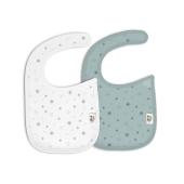 Interbaby Σαλιάρα Velcro Σετ 2 Τεμ Duendes Del Polvo Green 00332-03