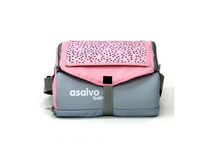 Asalvo Go Anywhere Φορητό Καρεκλάκι φαγητού Nordic Pink