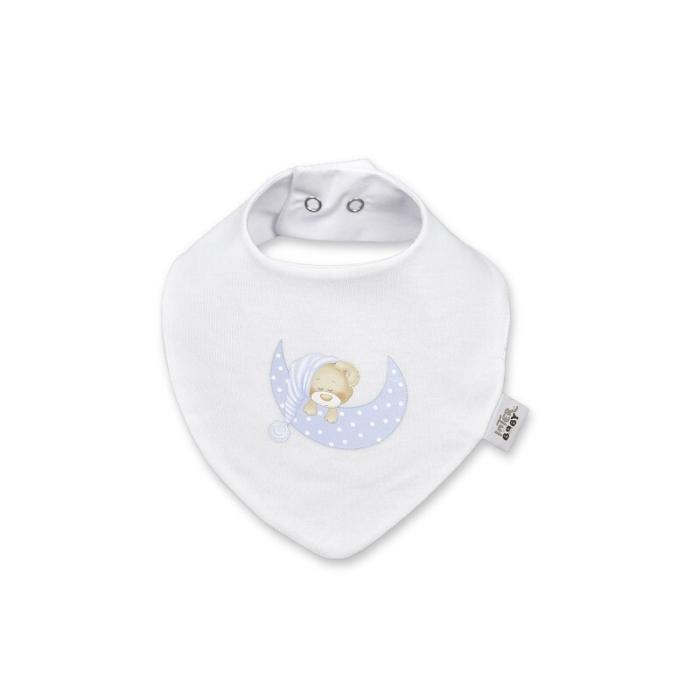 Interbaby Σαλιάρα Bandana Σετ 2 Τεμ Sleep Blue