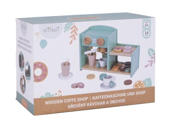 Eli Neli Montessori Coffee Shop Set Ξύλινη Παιδική Καφετέρια