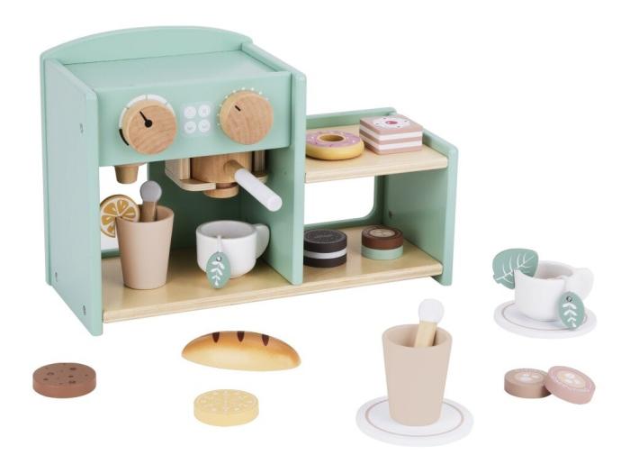 Eli Neli Montessori Coffee Shop Set Ξύλινη Παιδική Καφετέρια