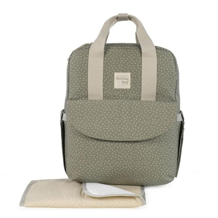 Τσάντα Αλλαξιέρα Backpack Poppy Olive Πουά