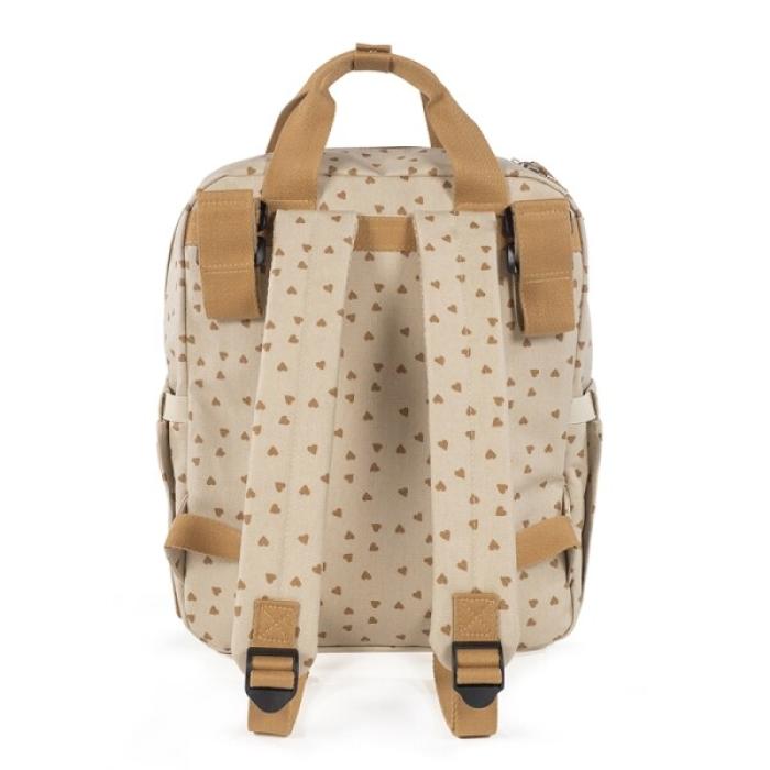 Τσάντα Αλλαξιέρα Backpack Poppy Cinnamon Hearts