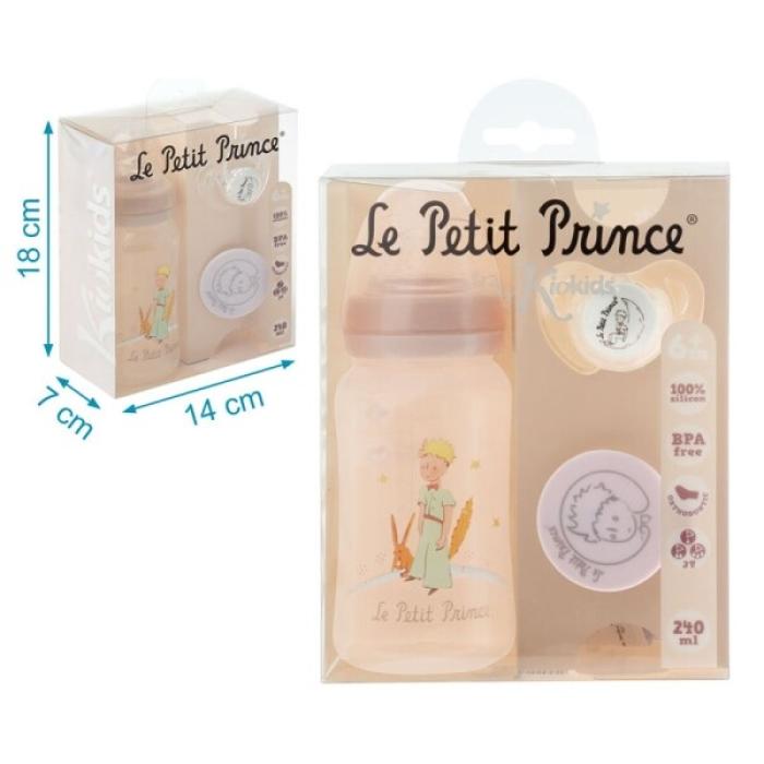 Σετ Μπιμπερό 250ml Πιπίλα &amp; Κλιπ Le Petit Prince