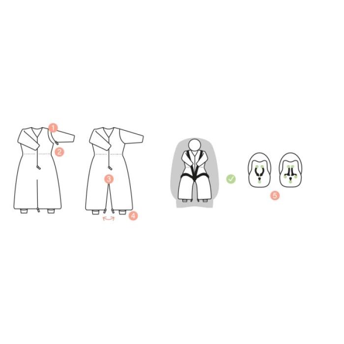 Bemini Magic Bag®0.5Tog Atlantide Swaddle 1-4M.