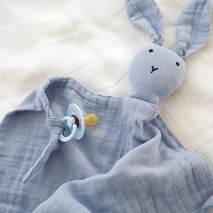 Πανάκι Παρηγοριάς Bemini Blue Bunny 100%Cotton