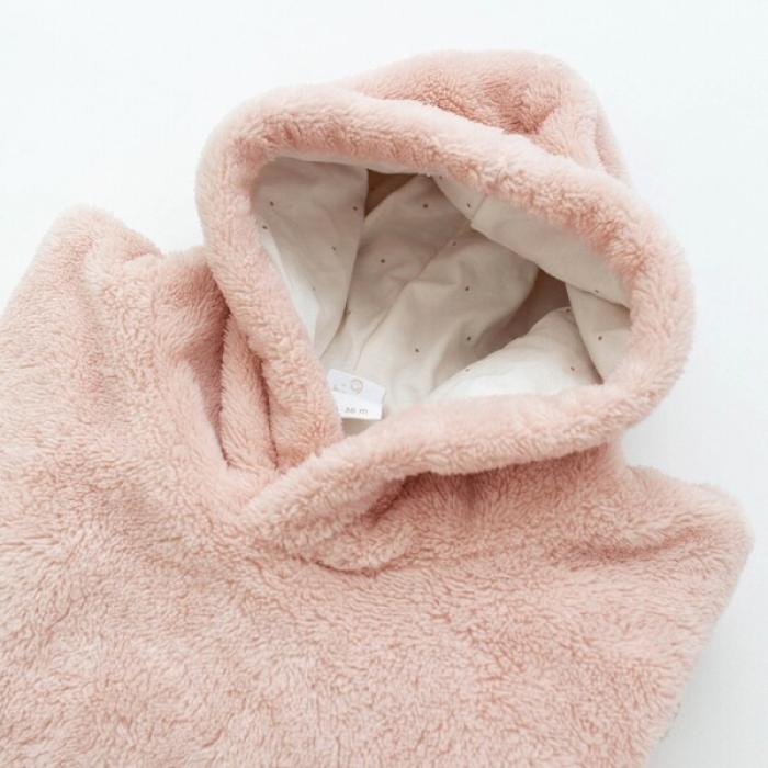 Bemini Poncho Ταξιδίου Blush Softy Ροζ 9-36M.