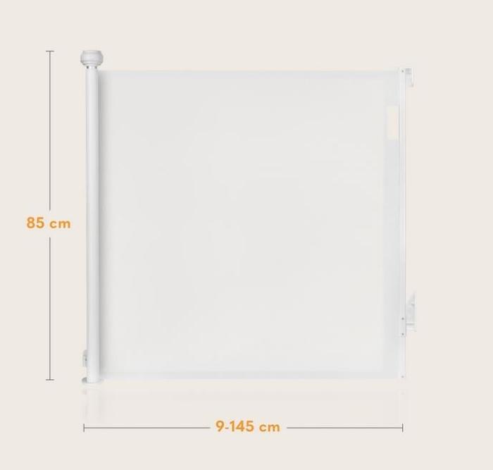 Lionelo Thea Πόρτα Ασφαλείας White  έως 140cm