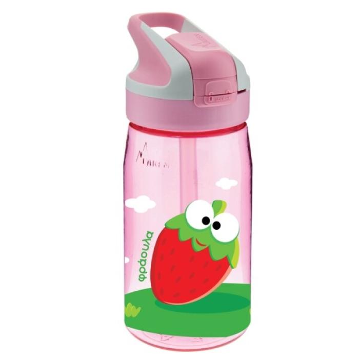 Παγούρι Μπανάνα/Φράουλα Tritan 450ml - Πώμα Summit