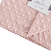 Κουβέρτα Microfiber Dots Ροζ 80x110εκ.