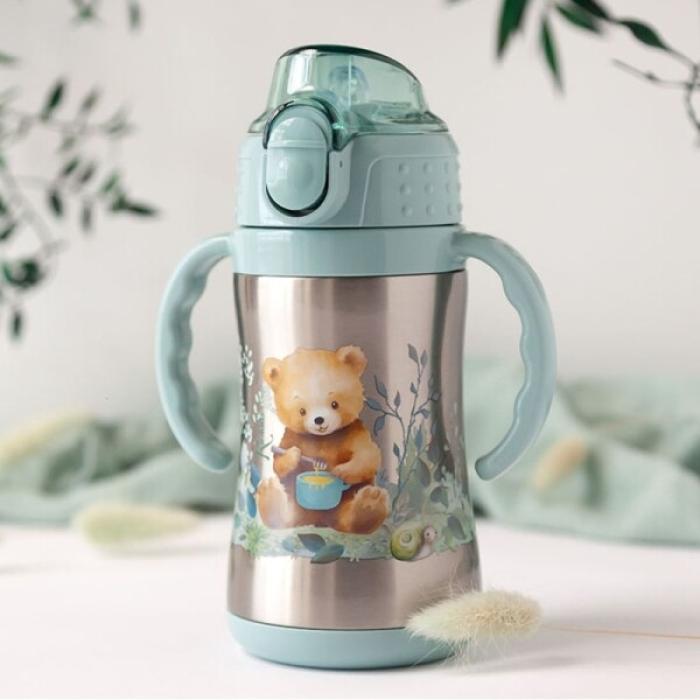 Παγούρι Θερμός με Λαβές Little Bear 280ml.6+Μ