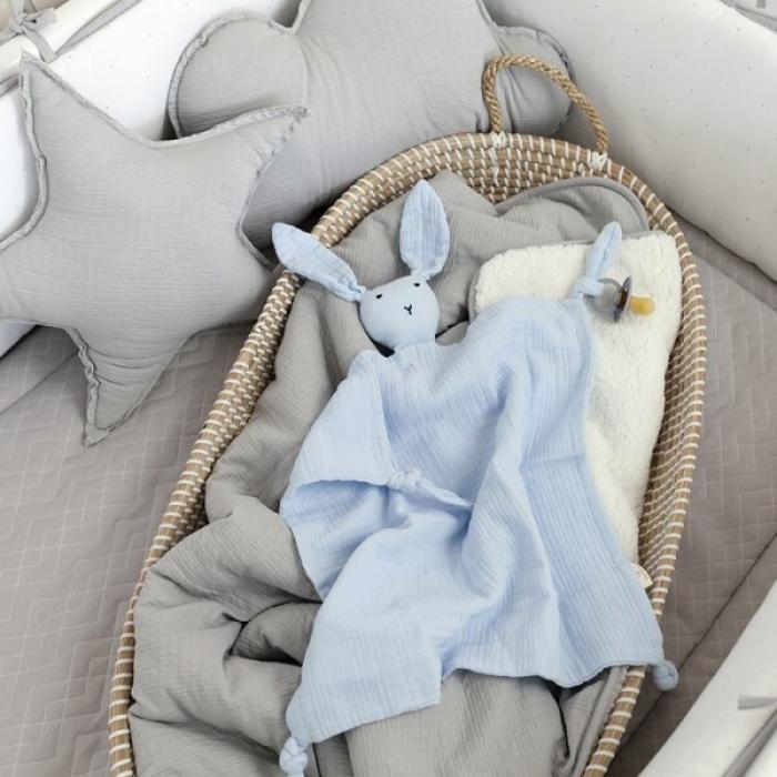 Πανάκι Παρηγοριάς Bemini Blue Bunny 100%Cotton