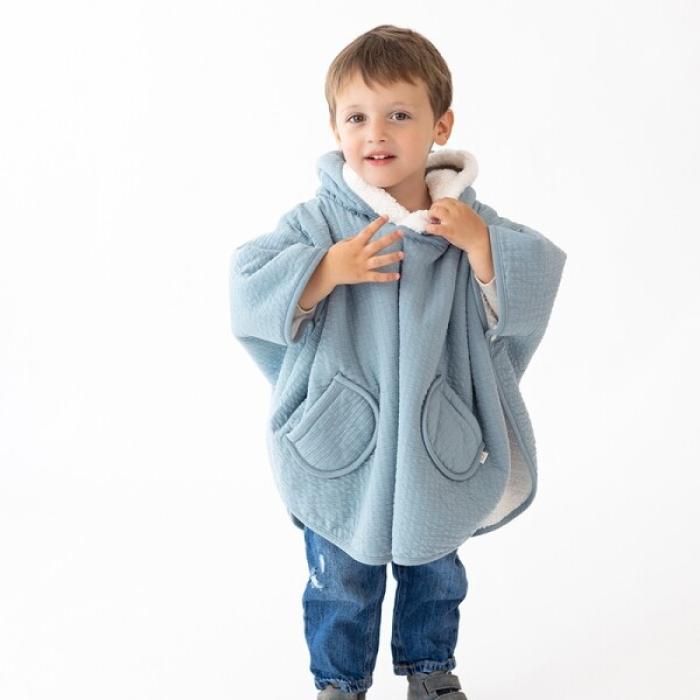 Bemini Poncho Ταξιδίου Mineral Blue 9-36M.