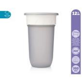 Ποτηράκι Εκπαιδευτικό 360°- 300ML Grey 3ο Βήμα +12Μ