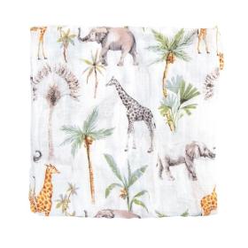 Μουσελίνα Bamboo 120x120cm Africa