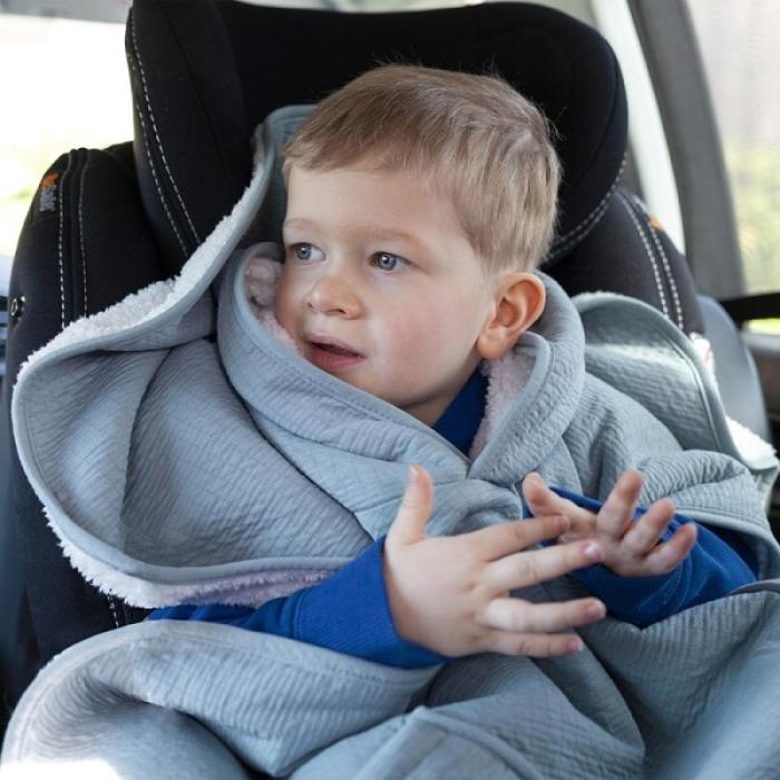 Bemini Poncho Ταξιδίου Mineral Blue 9-36M.