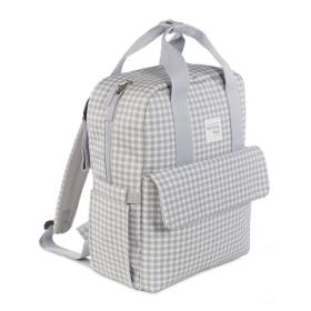 Τσάντα Αλλαξιέρα Backpack I Love Vichy Grey