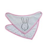 Σαλιάρες Bandana 2τμχ Pink Rabbit