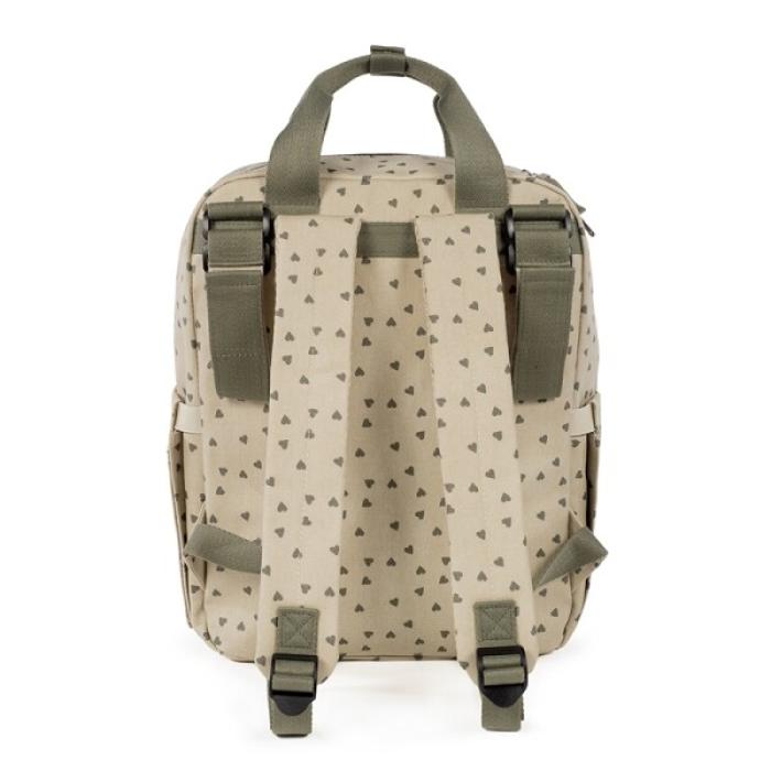 Τσάντα Αλλαξιέρα Backpack Poppy Olive Hearts