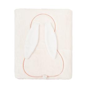 Κουβέρτα Κούνιας Bunny Microline Ροζ 110x140εκ.
