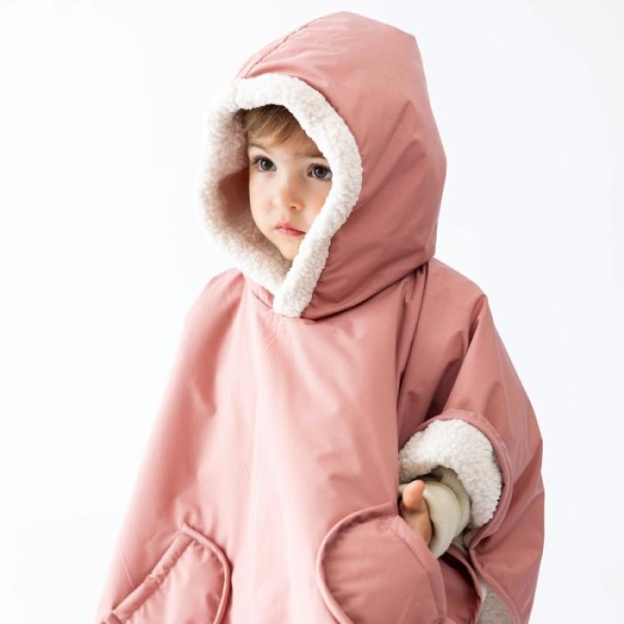Bemini Αδιάβροχο Poncho Ταξιδίου Pink 9-36M.