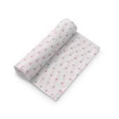 Interbaby Πάνα Αγκαλιάς Μουσελίνας Estrellas White Pink 120x120cm