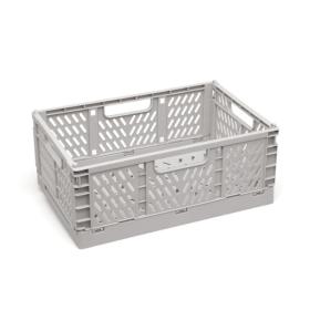 Πτυσσόμενο κουτί αποθήκευσης Γκρι 31x20x12εκ.