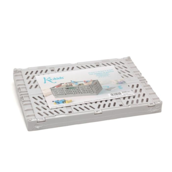Πτυσσόμενο κουτί αποθήκευσης Γκρι 31x20x12εκ.