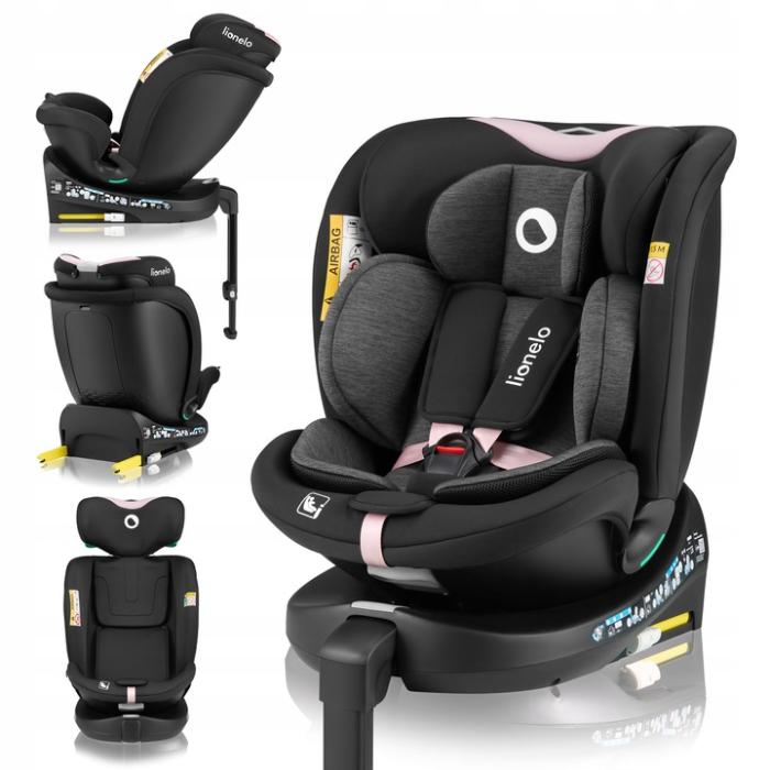 Lionelo Navy i-Size κάθισμα αυτοκινήτου 40-150 cm isofix Black Pink