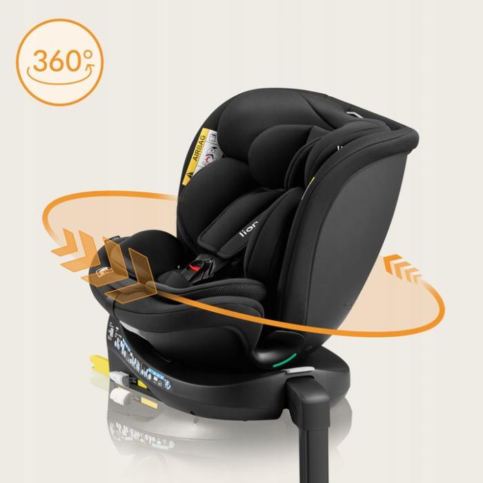 Lionelo Navy i-Size κάθισμα αυτοκινήτου 40-150 cm isofix Black Onyx