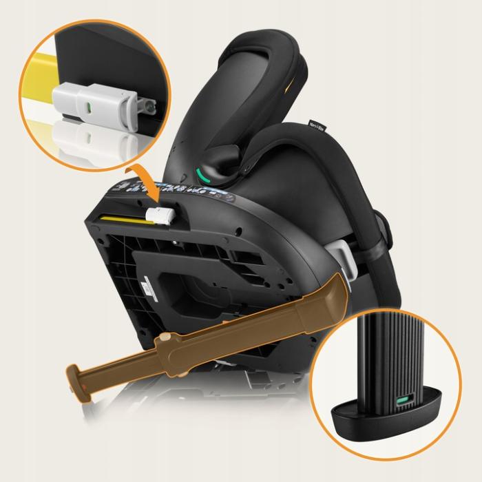 Lionelo Navy i-Size κάθισμα αυτοκινήτου 40-150 cm isofix Black Pink