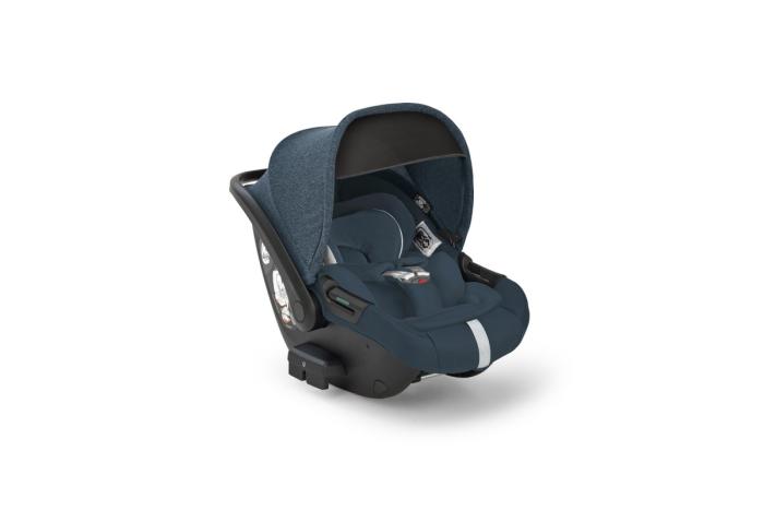 Inglesina Electa Quattro με Darwin Infant Recline Hudson Blue Chassis Silver Black