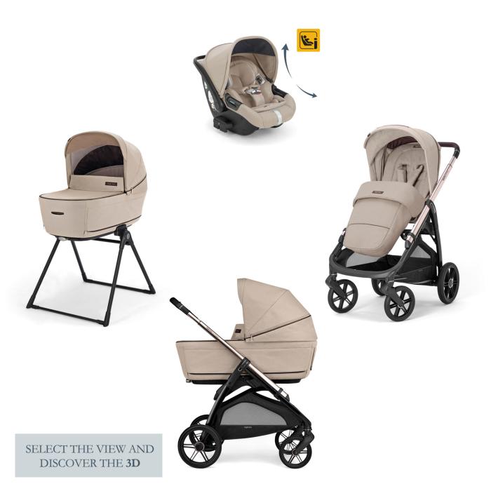 Inglesina Aptica Quattro 4 σε 1 με παιδικό κάθισμα αυτοκινήτου Darwin Infant Recline 2025