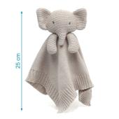 Πανάκι Παρηγοριάς Cotton Friends Αρκουδάκι 25cm. Γκρι