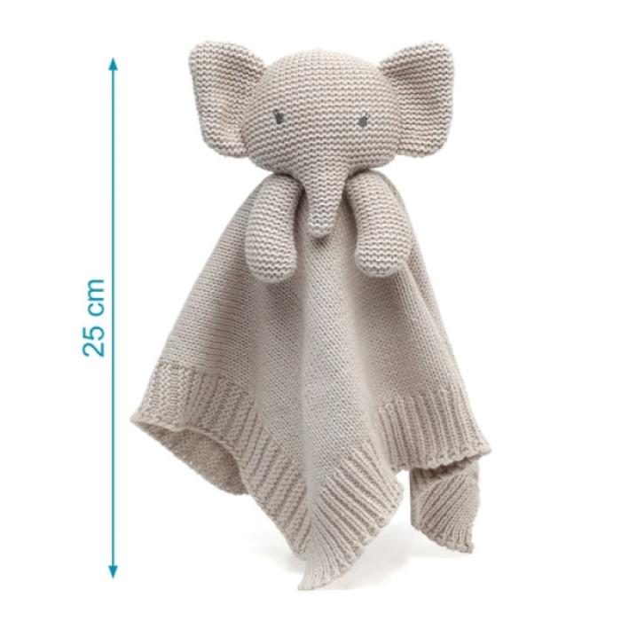 Πανάκι Παρηγοριάς Cotton Friends Αρκουδάκι 25cm. Γκρι