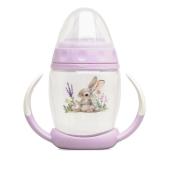 Εκπαιδευτικό Ποτηράκι Lavender Bunny 1ο Βήμα 270ml 6+Μ