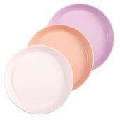 Σετ από 3 βιοδιασπώμενα ρηχά πιάτα Pink
