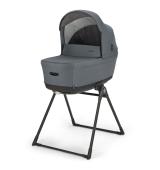 Inglesina Electa Quattro με Darwin Infant Union Grey Chassis Silver Black